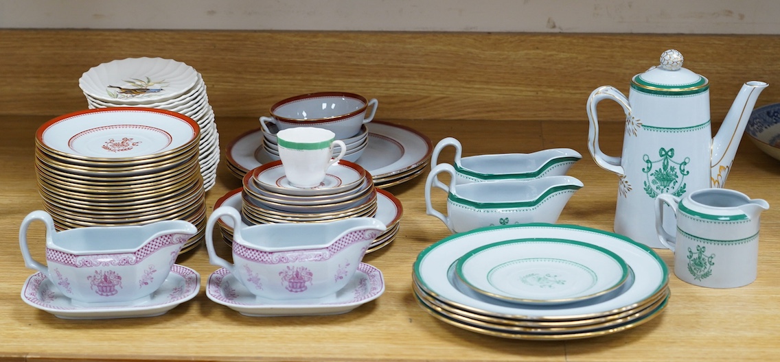 A collection of various part sets of Spode dinner and tea ware. Condition - fair